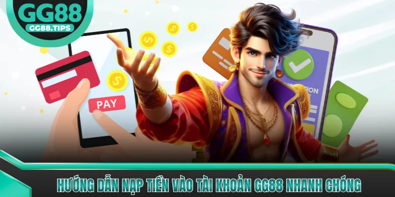 Hướng dẫn nạp tiền vào tài khoản GG88 nhanh chóng